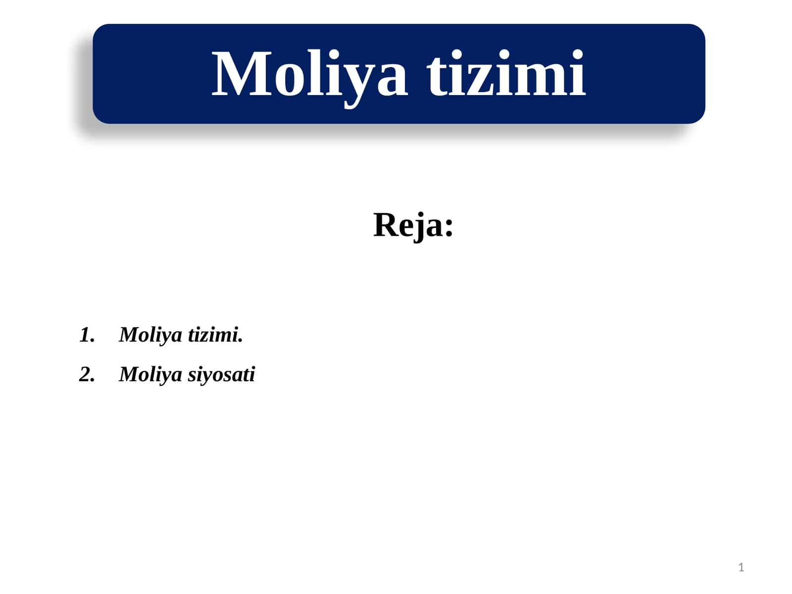 Moliyatizimi 1