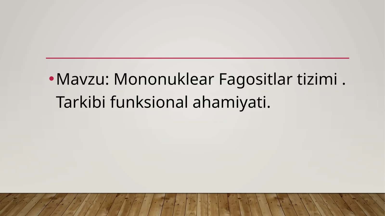 Mononuklear Fagositlar tizimi 1