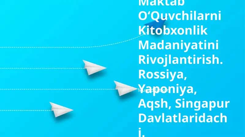 Kitobxonlik Madaniyatini Rivojlantirish 1