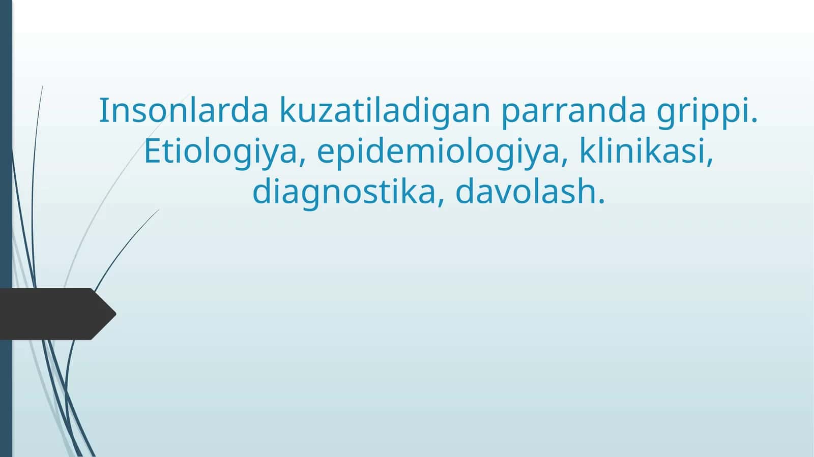 Insonlarda kuzatiladigan parranda grippi 1