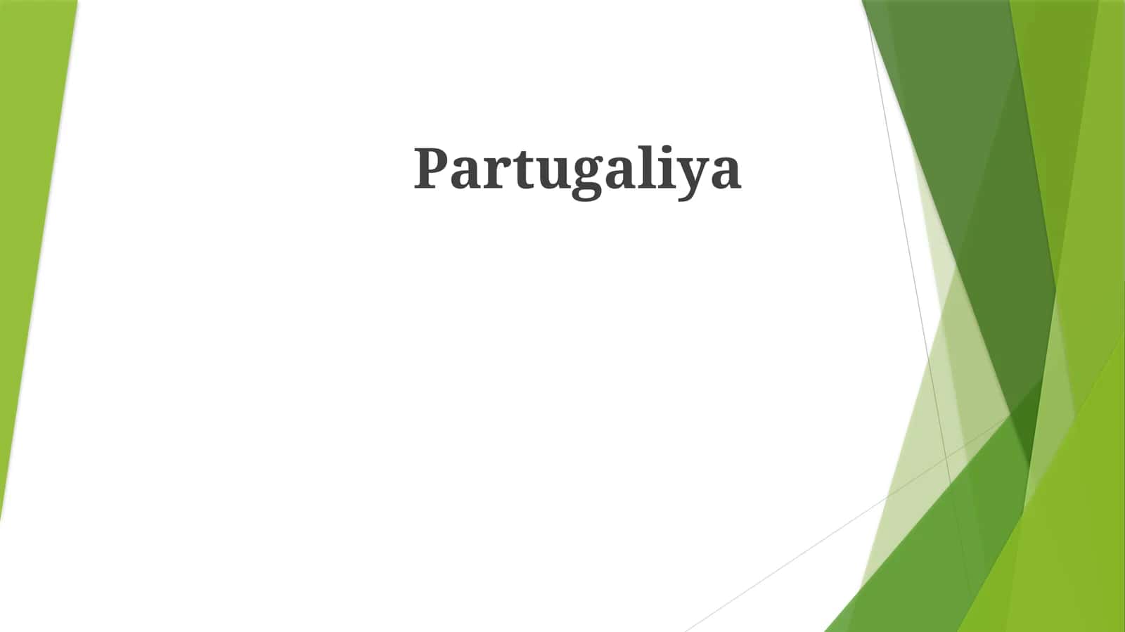 Partugaliya tarixi 1