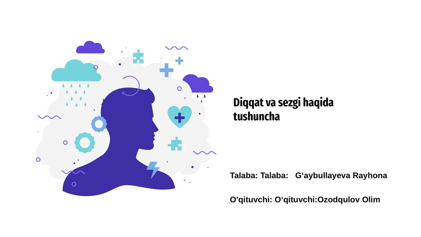 Diqqat va sezgi haqida tushuncha 1
