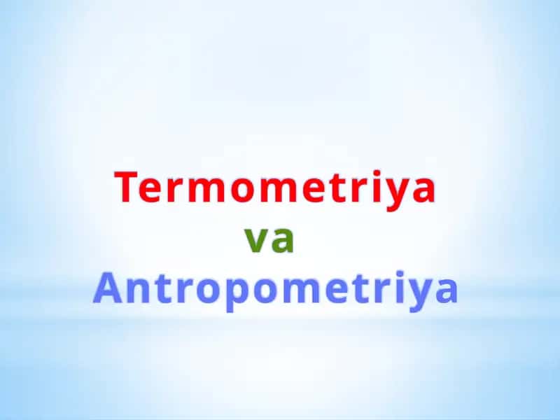 Termometriya 1