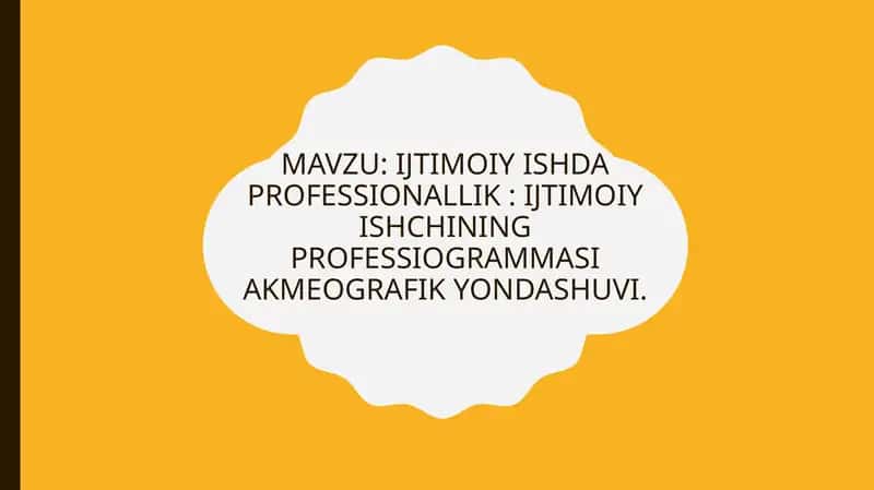 Ijtimoiy ishchining professiogrammasi 1