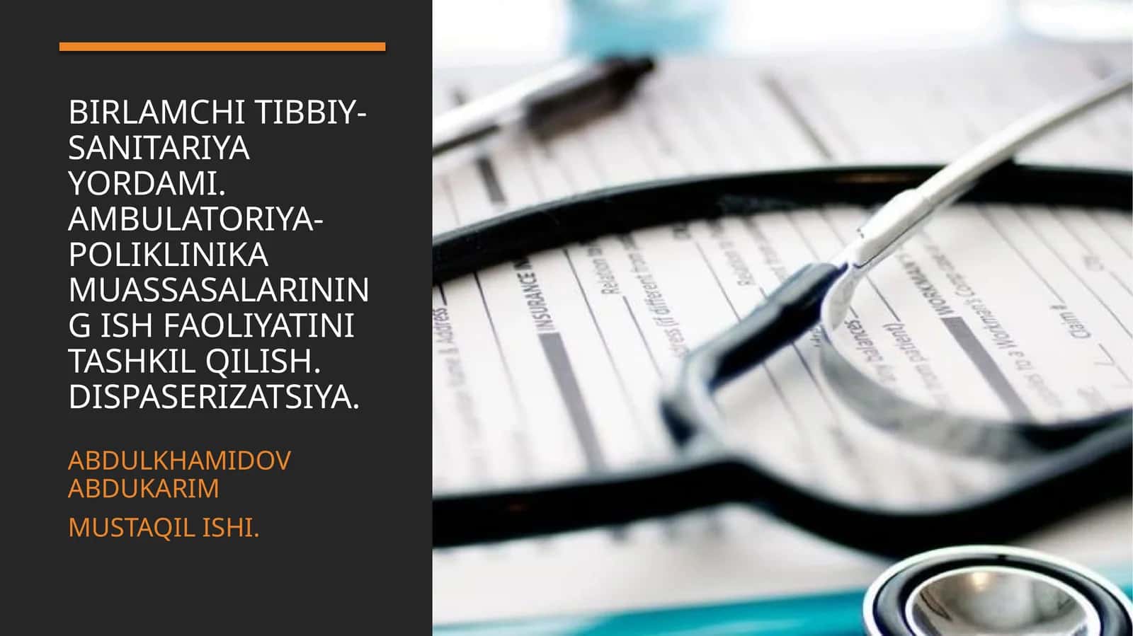 Birlamchi tibbiy-sanitariya yordami (BTSY) 1