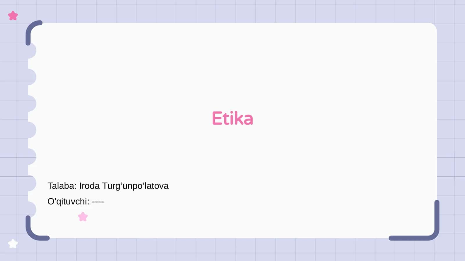 Etika 1