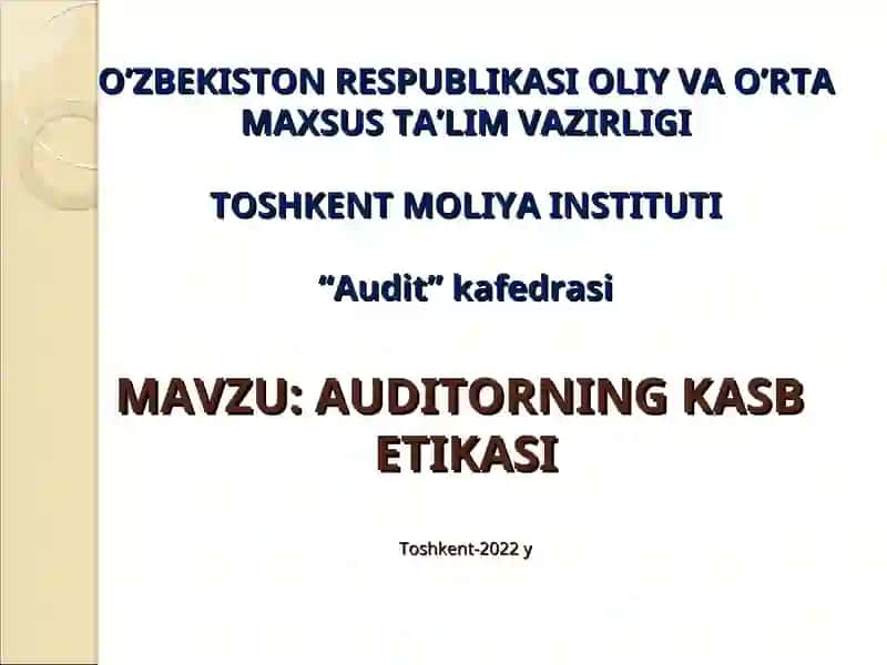 AUDITORNING KASBETIKASI