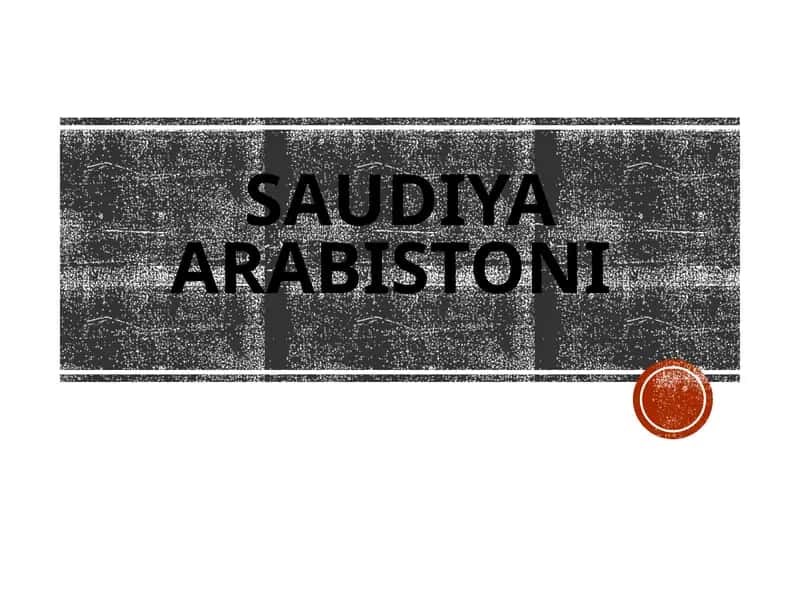 Saudiya Arabistoni 1