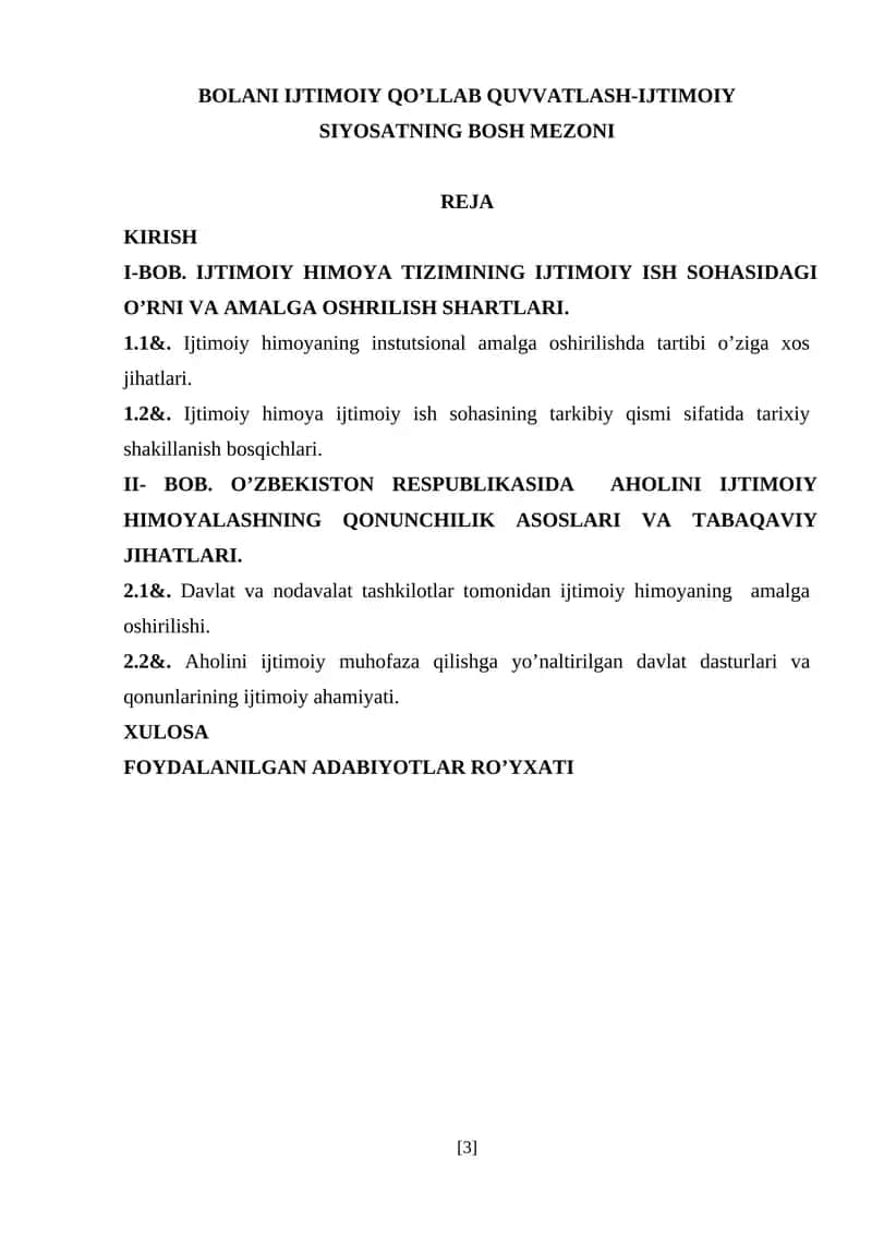 Ijtimoiy himoya tizimi 1