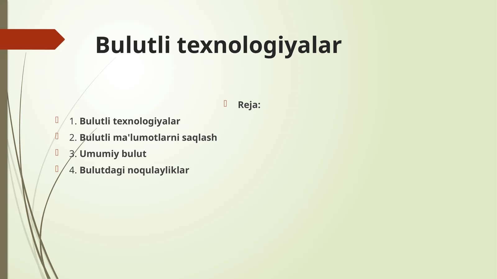 Bulutli texnologiyalar 1