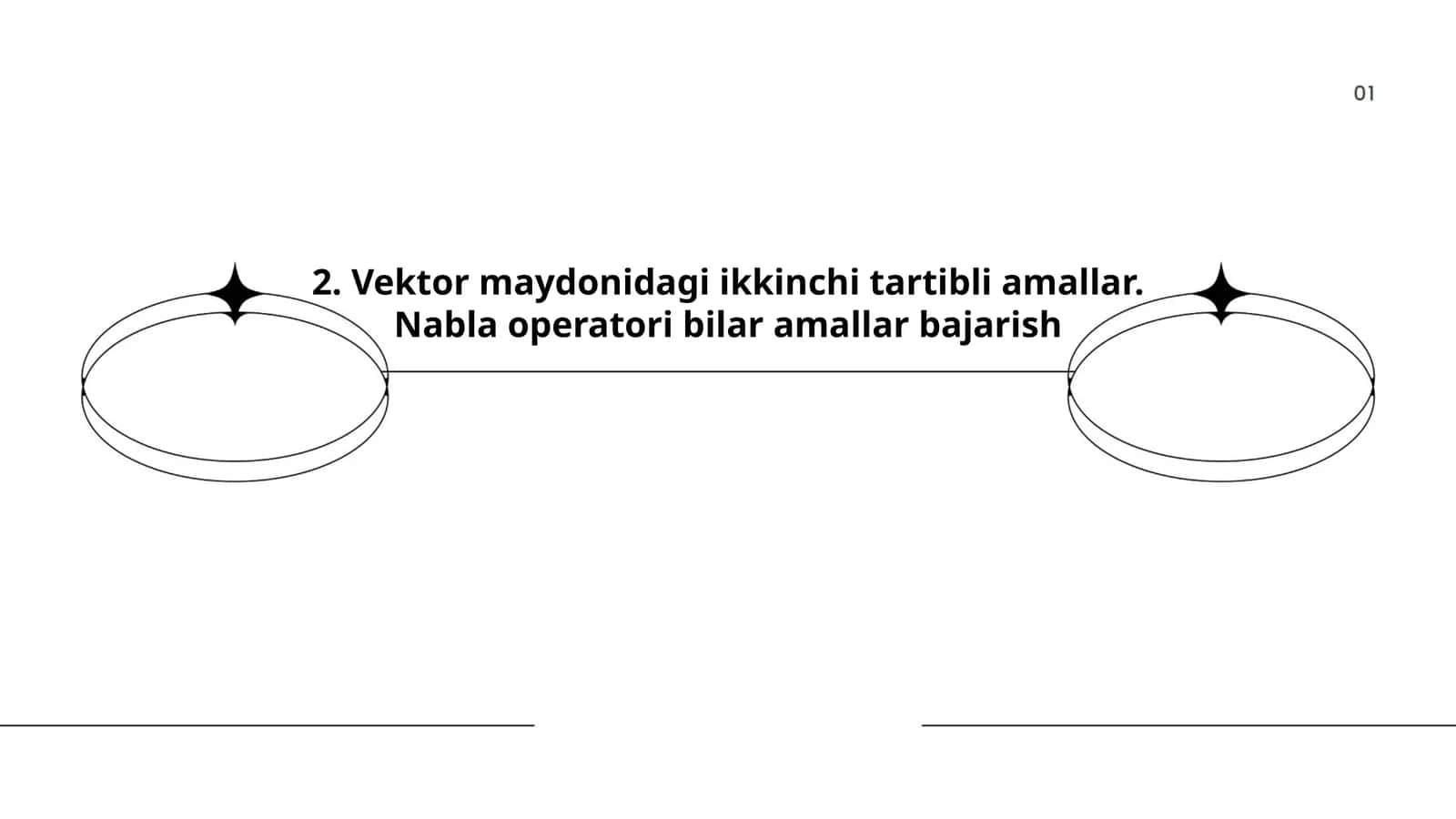 Vektor maydonidagi ikkinchi tartibli amallar 1