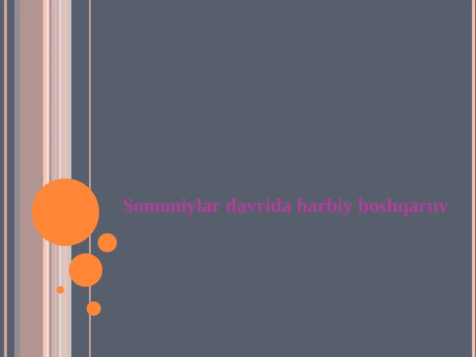 Somoniylar davrida harbiy boshqaruv 1