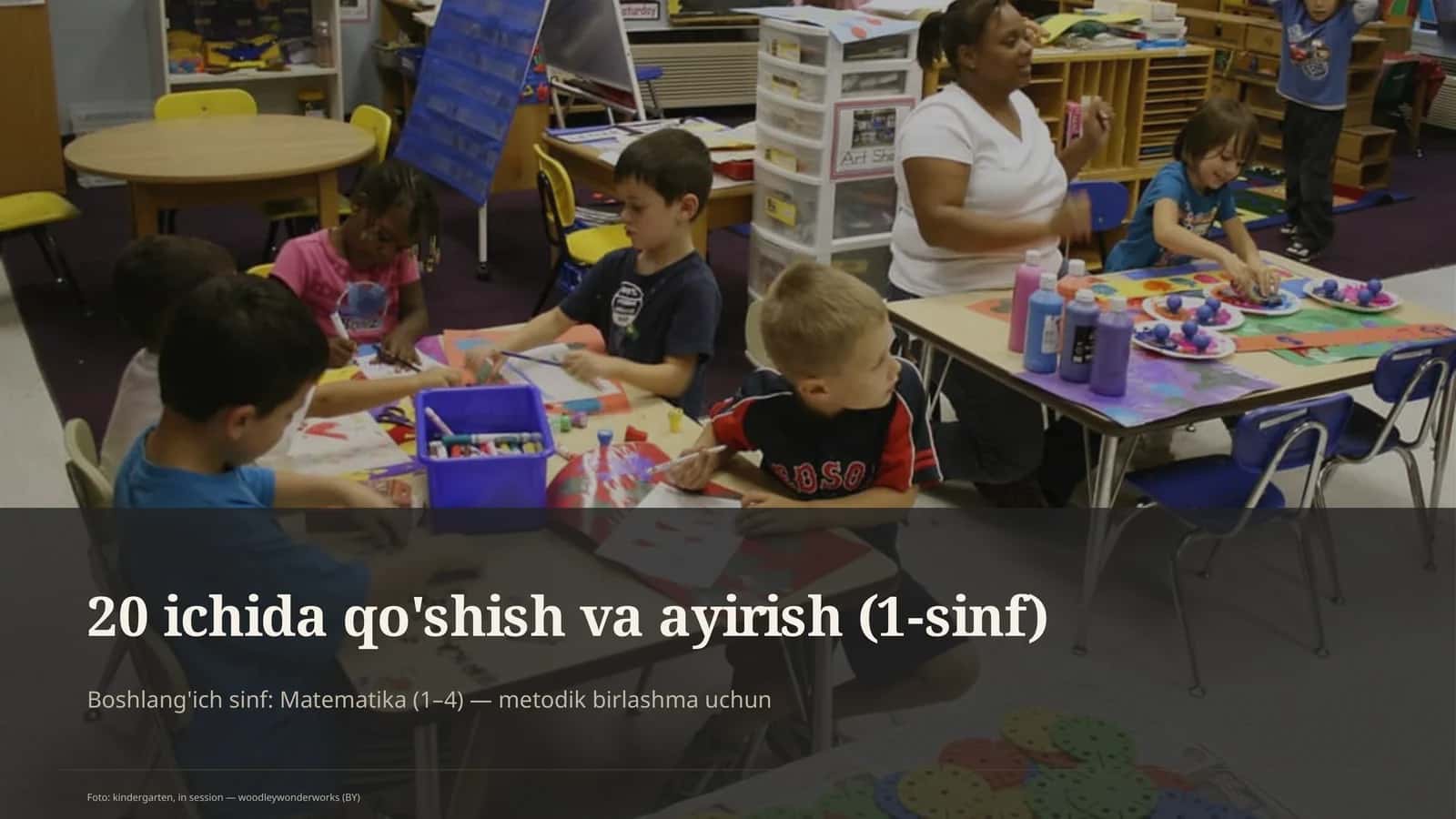 20 ichida qo'shish va ayirish (1-sinf) 1