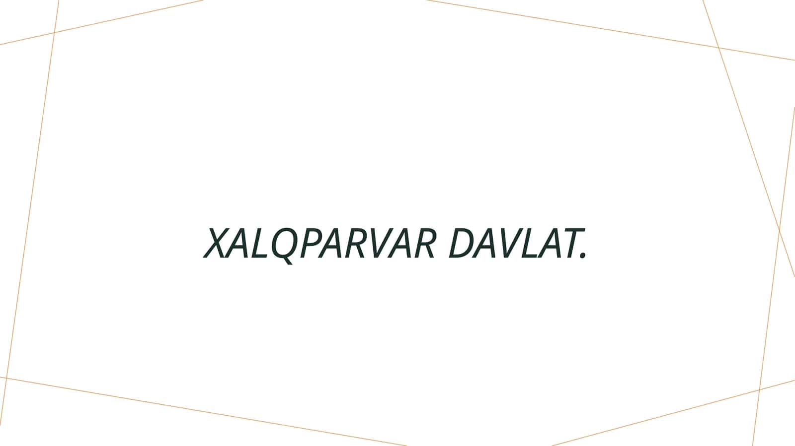 Xalqparvar davlat 1