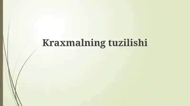 Yoriqlarning tuzilishi