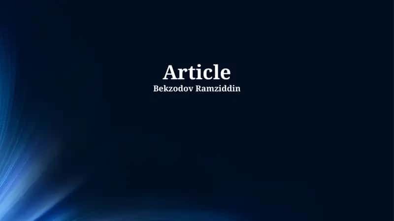 Demystifying Articles: A Grammatical Overview 1