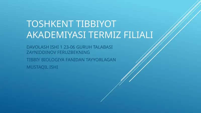 Irsiy kasalliklar 1