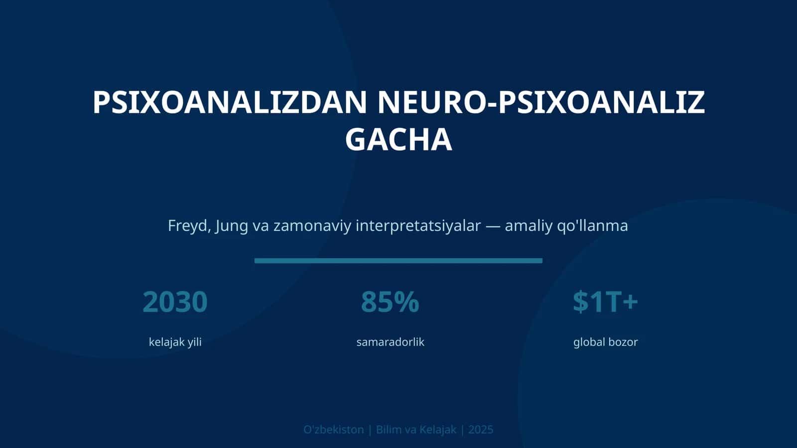 Psixoanalizdan neuro-psixoanaliz gacha 1