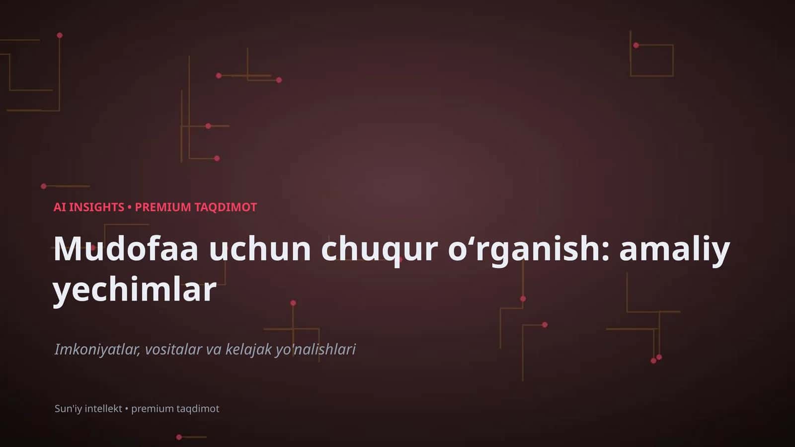 AI INSIGHTS • PREMIUM TAQDIMOT 1