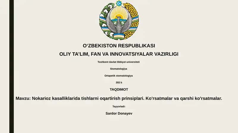 Ortapetik stomatologiya 1