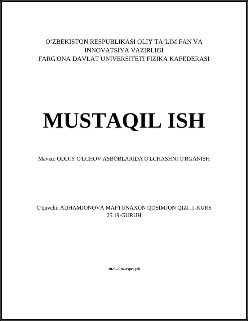 O'lchov birliklari: metr, santimetr va millimetr 1