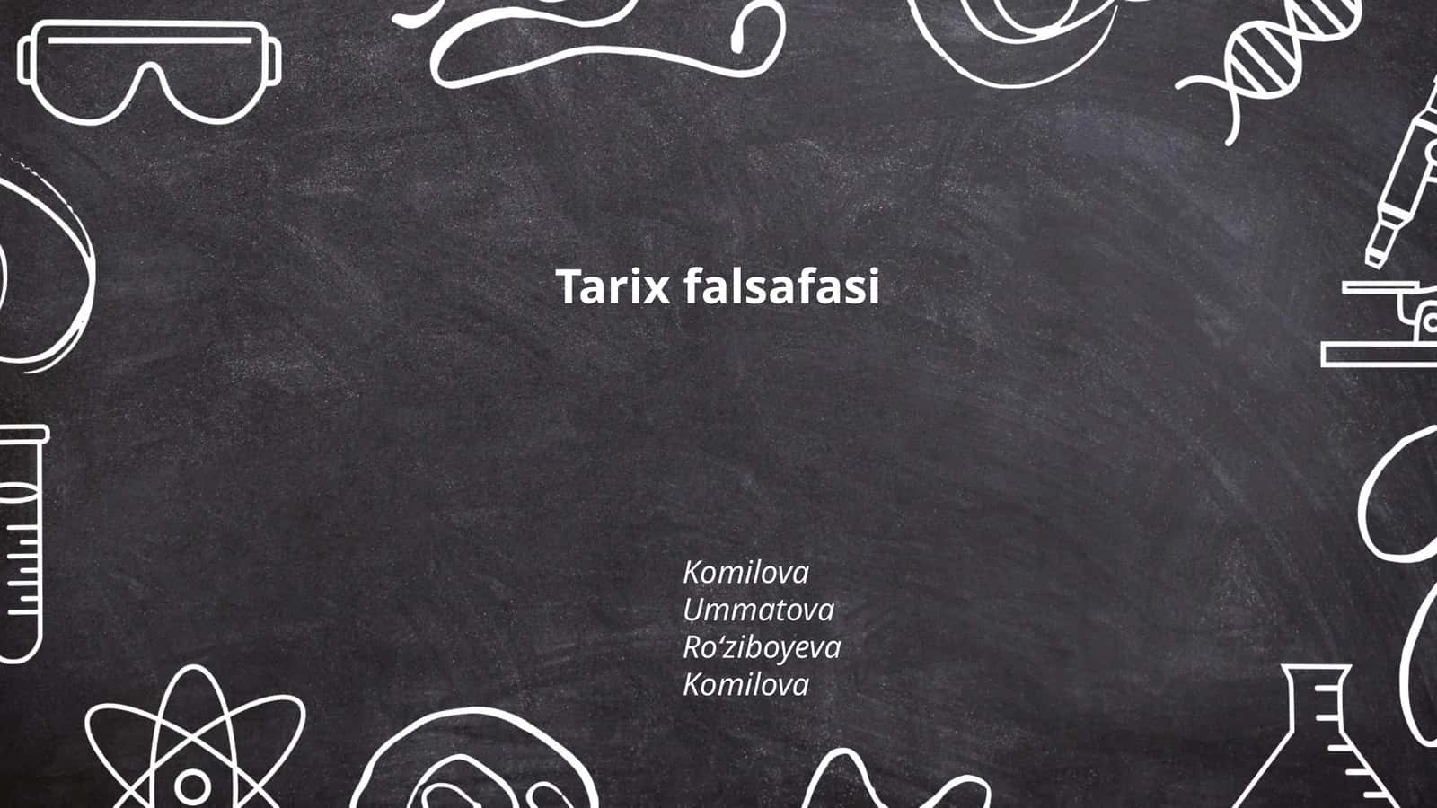 Tarix falsafasi 1