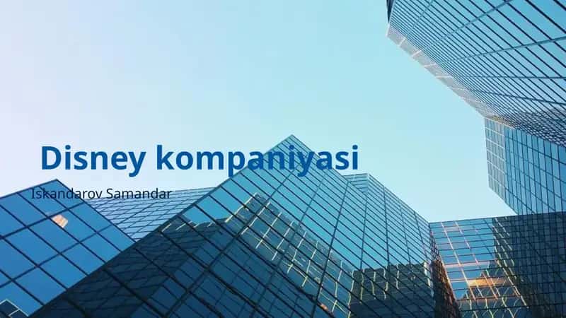 Disney kompaniyasi 1