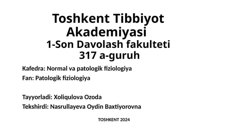 Organizmdagi keksayish davriga xos ozgarishlar 1