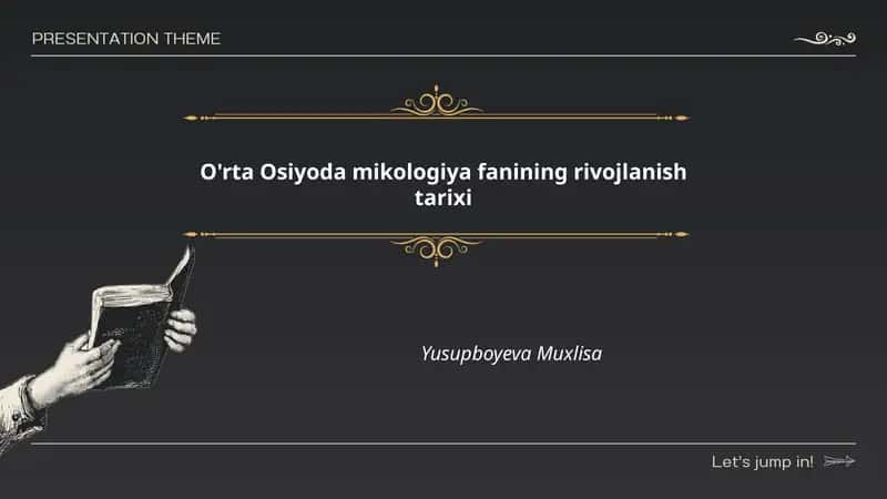 O'rta Osiyoda mikologiya fanining rivojlanish tarixi 1