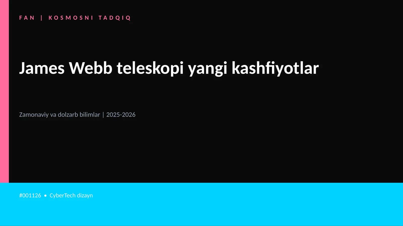 James Webb teleskopi yangi kashfiyotlar 1
