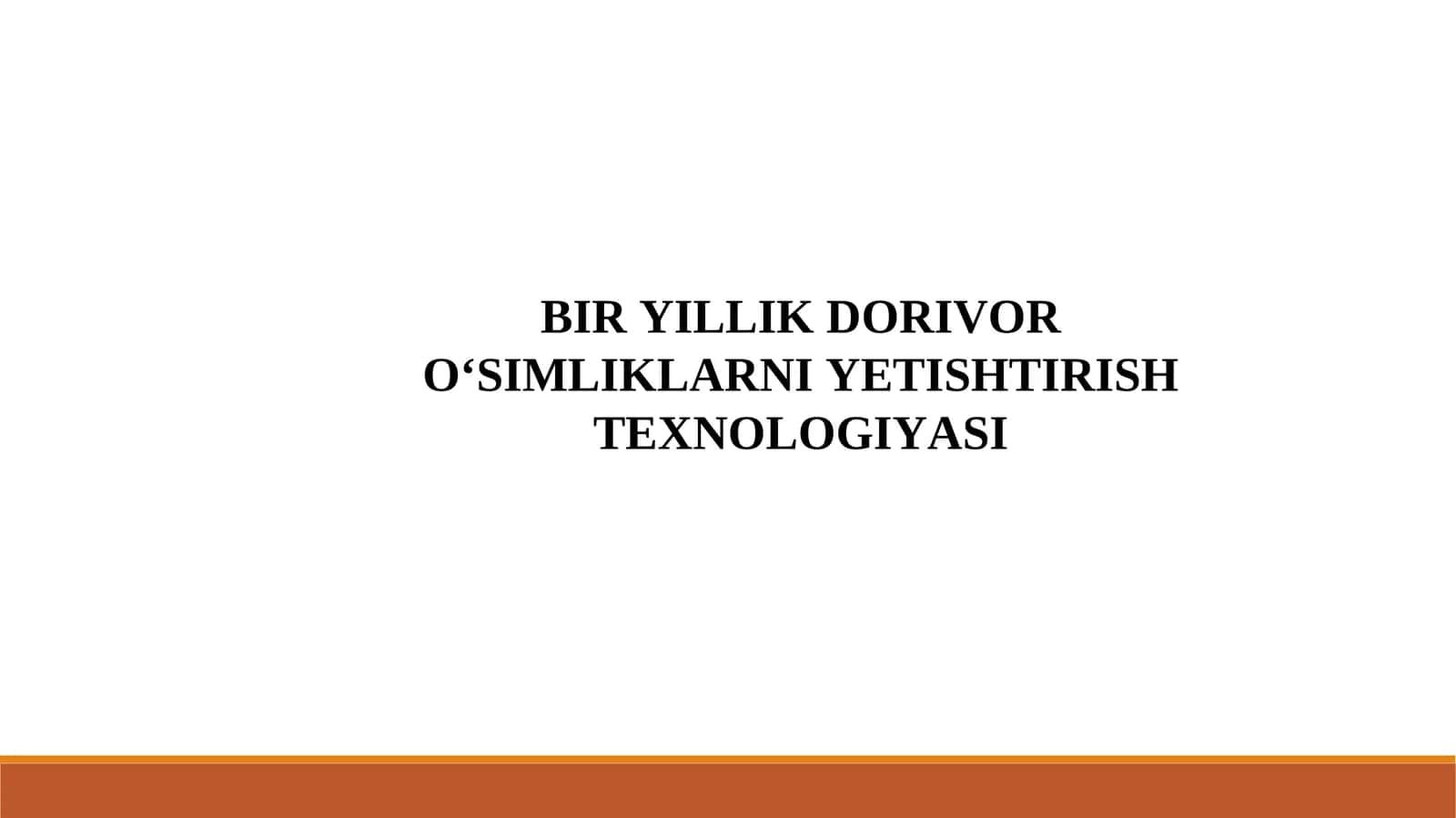 Dorivor moychechak-(Matricaria chamomilla L.)bioekologik xususiyatlari 1