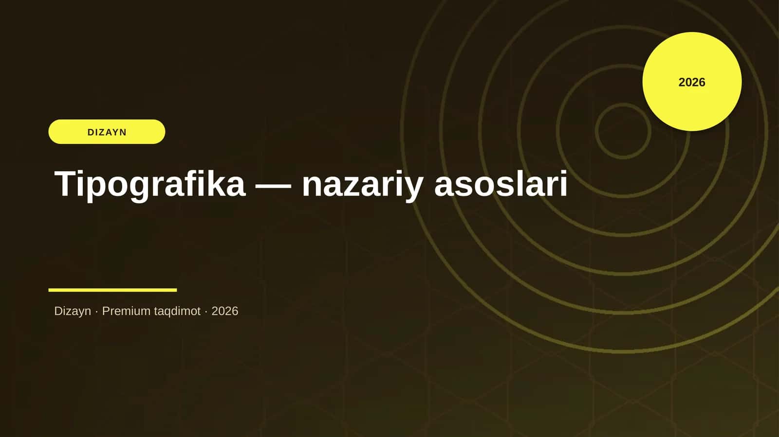 Tipografika — nazariy asoslari 1