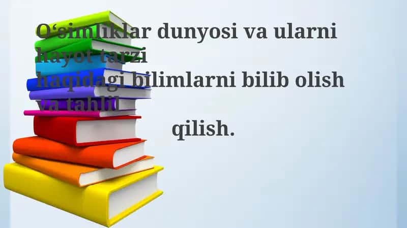 O‘simliklar Dunyosi 1