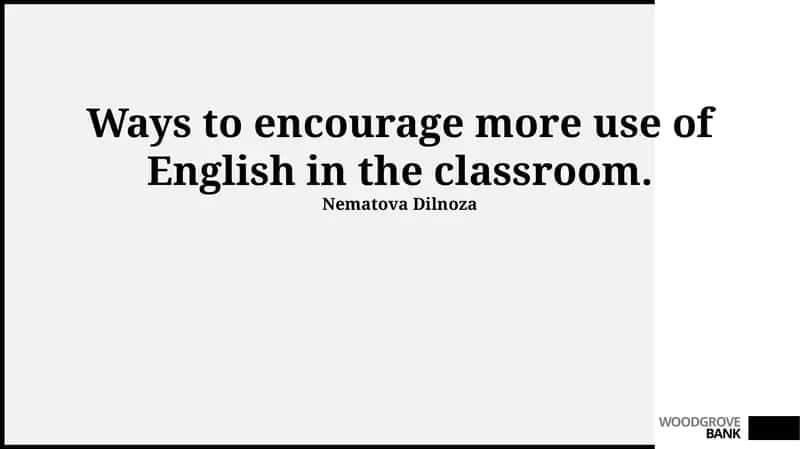 Why English Immersion Matters 1