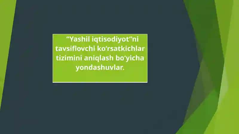 Yashil iqtisodiyot