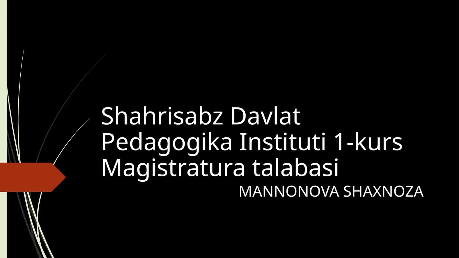 Oliy о‘quv yurtidan keyingi ta’lim 1