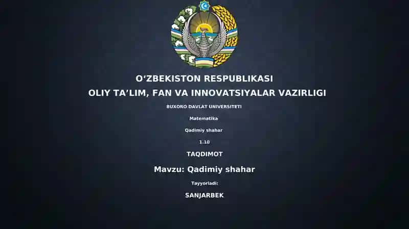 Qadimiy shahar