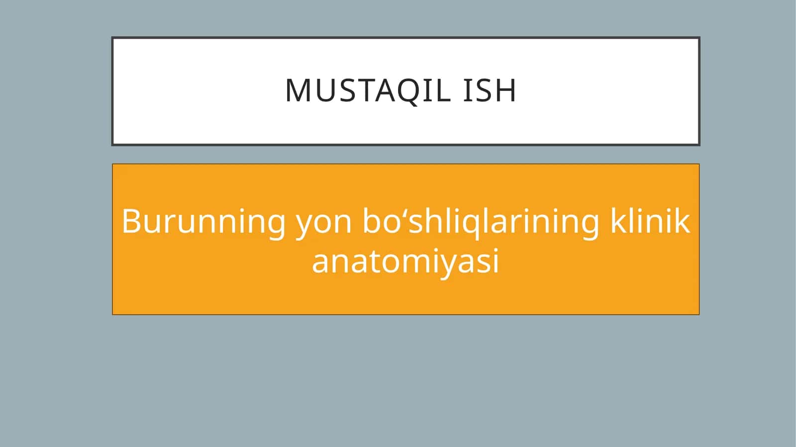 Burun yon bo'shliqlari 1