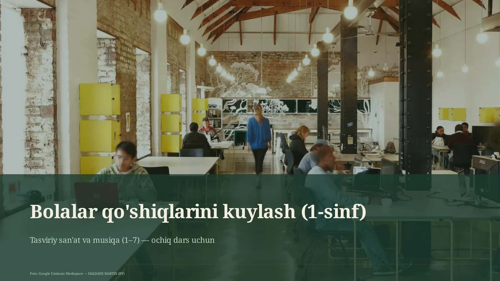 Bolalar qo'shiqlarini kuylash (1-sinf) 1