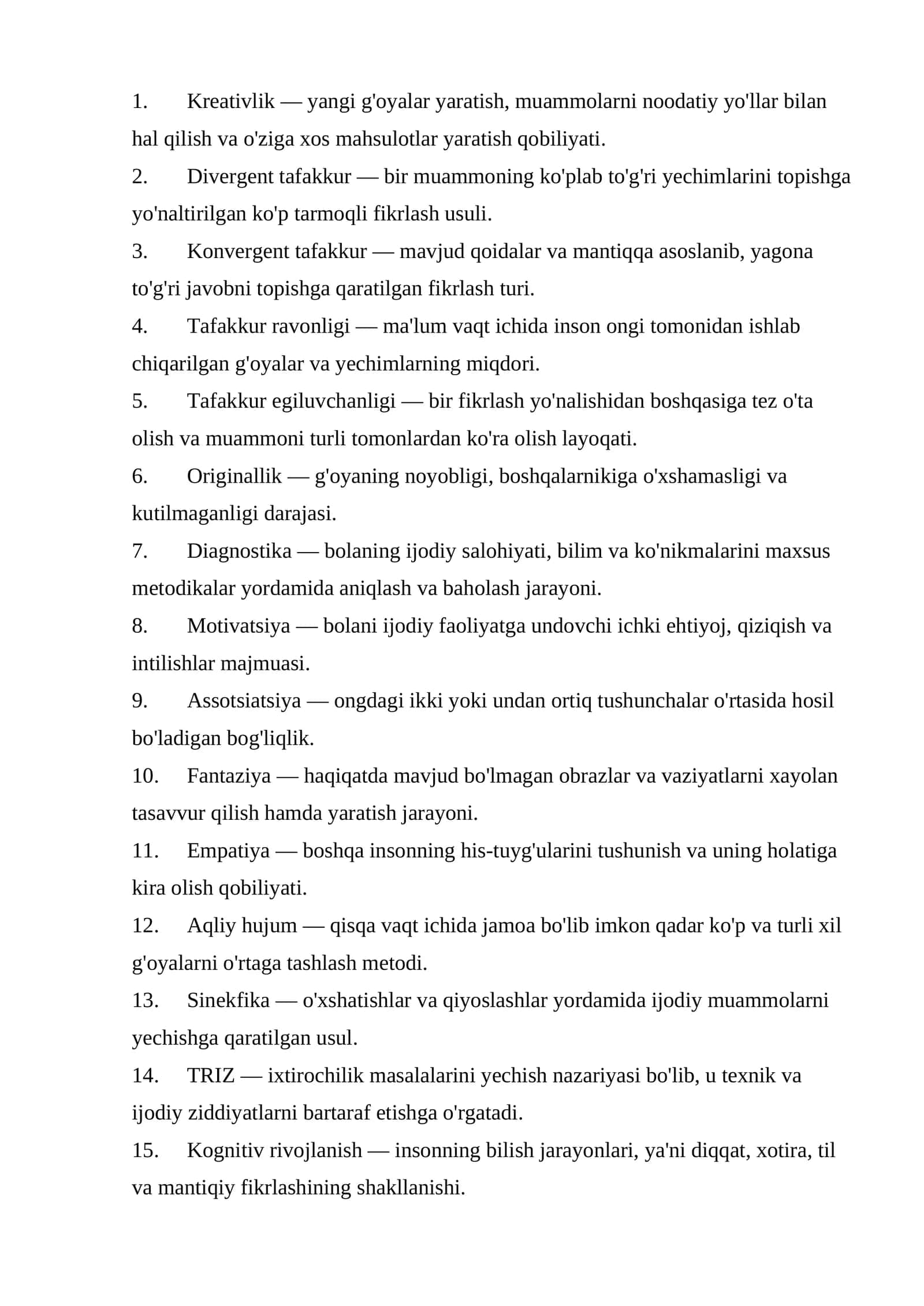 Kreativlik 1