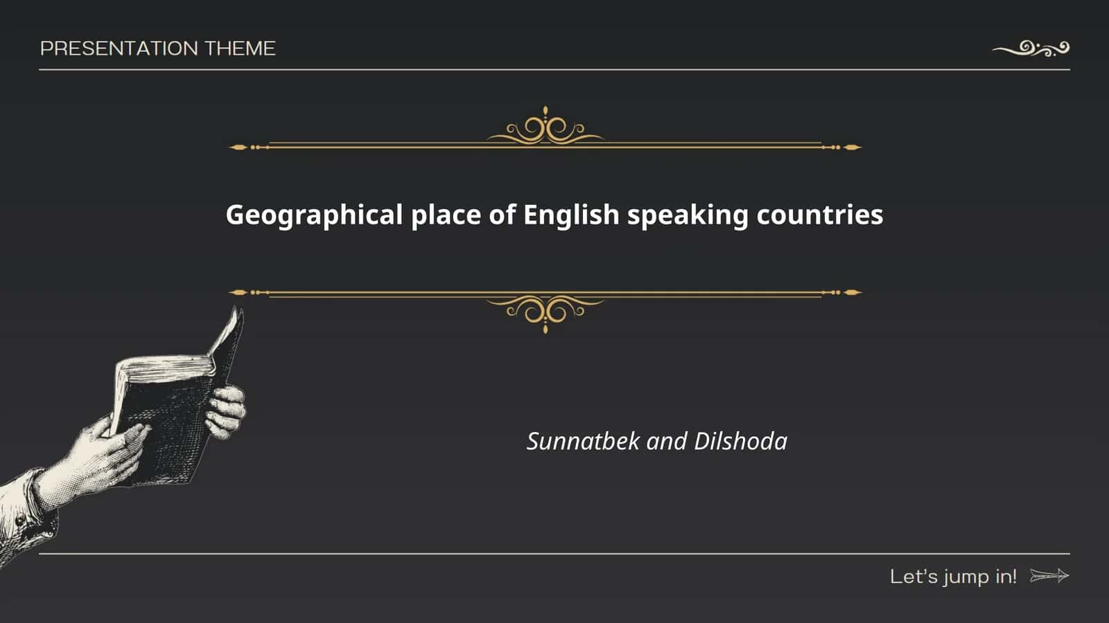 Major Cities in English-speaking Countries 1