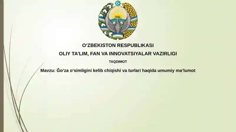 Paxta o'simligining kelib chiqishi va tarixi