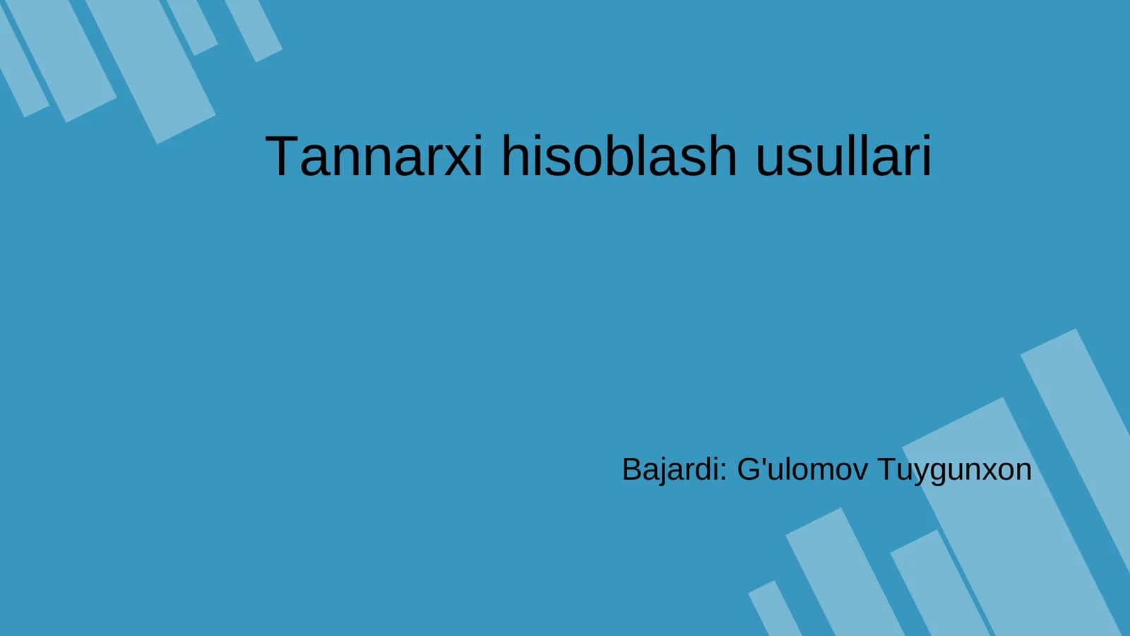 amaliy ish iqtisodiyot 1
