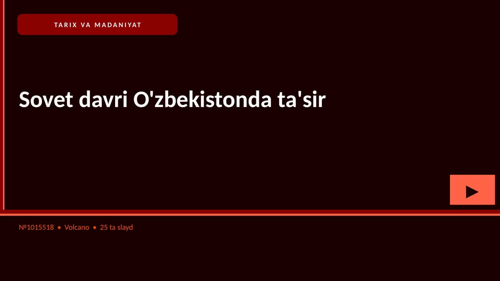 Sovet davri O'zbekistonda ta'sir 1