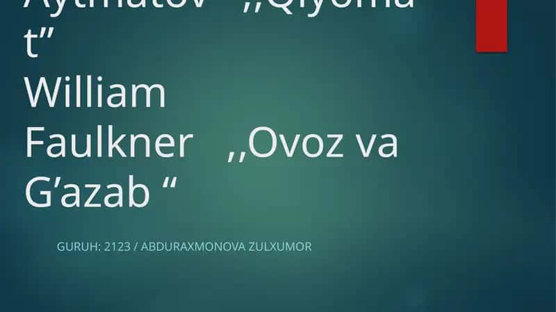 Chingiz Aytmatov 1