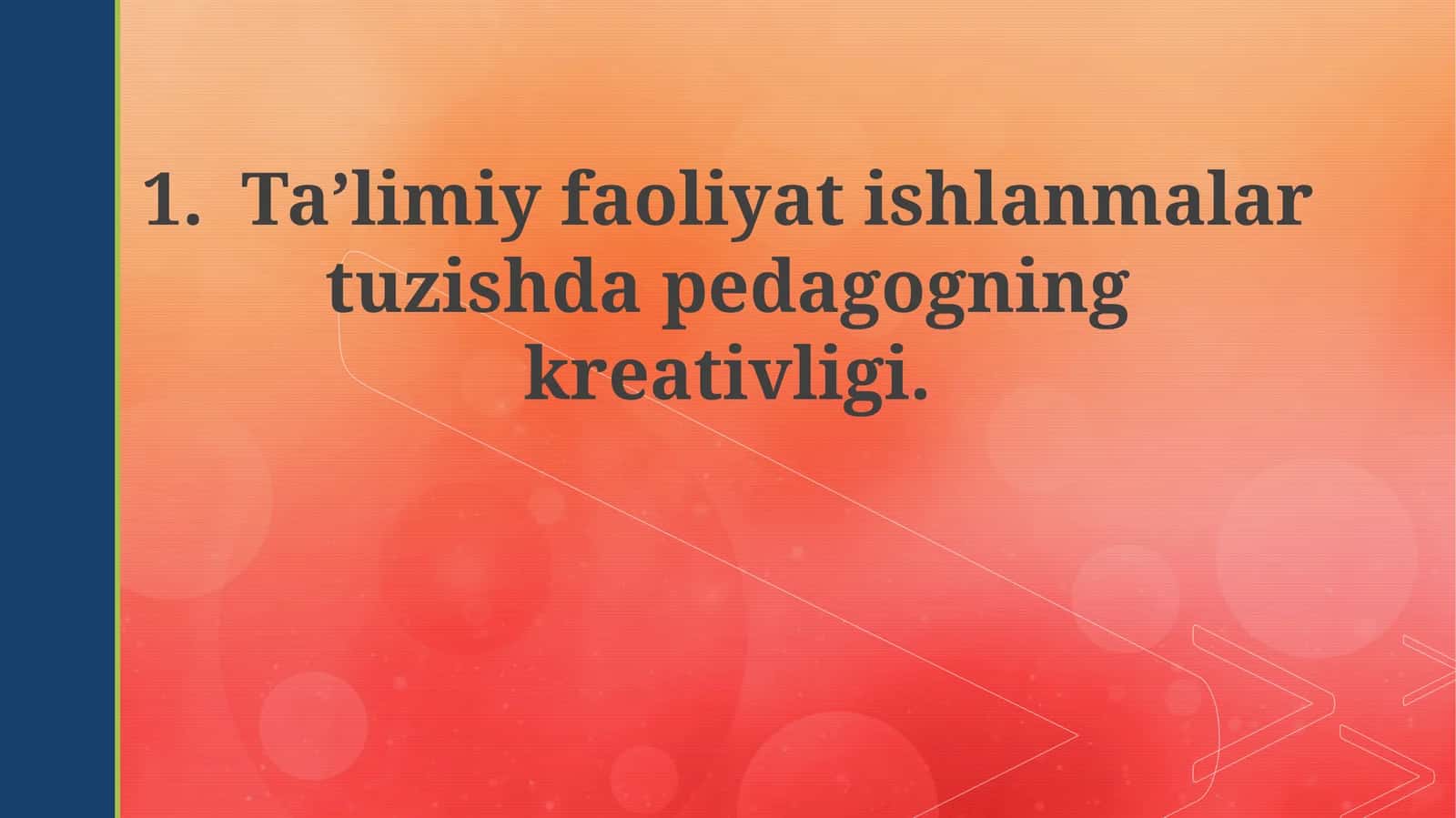 Differensial ta'lim 1