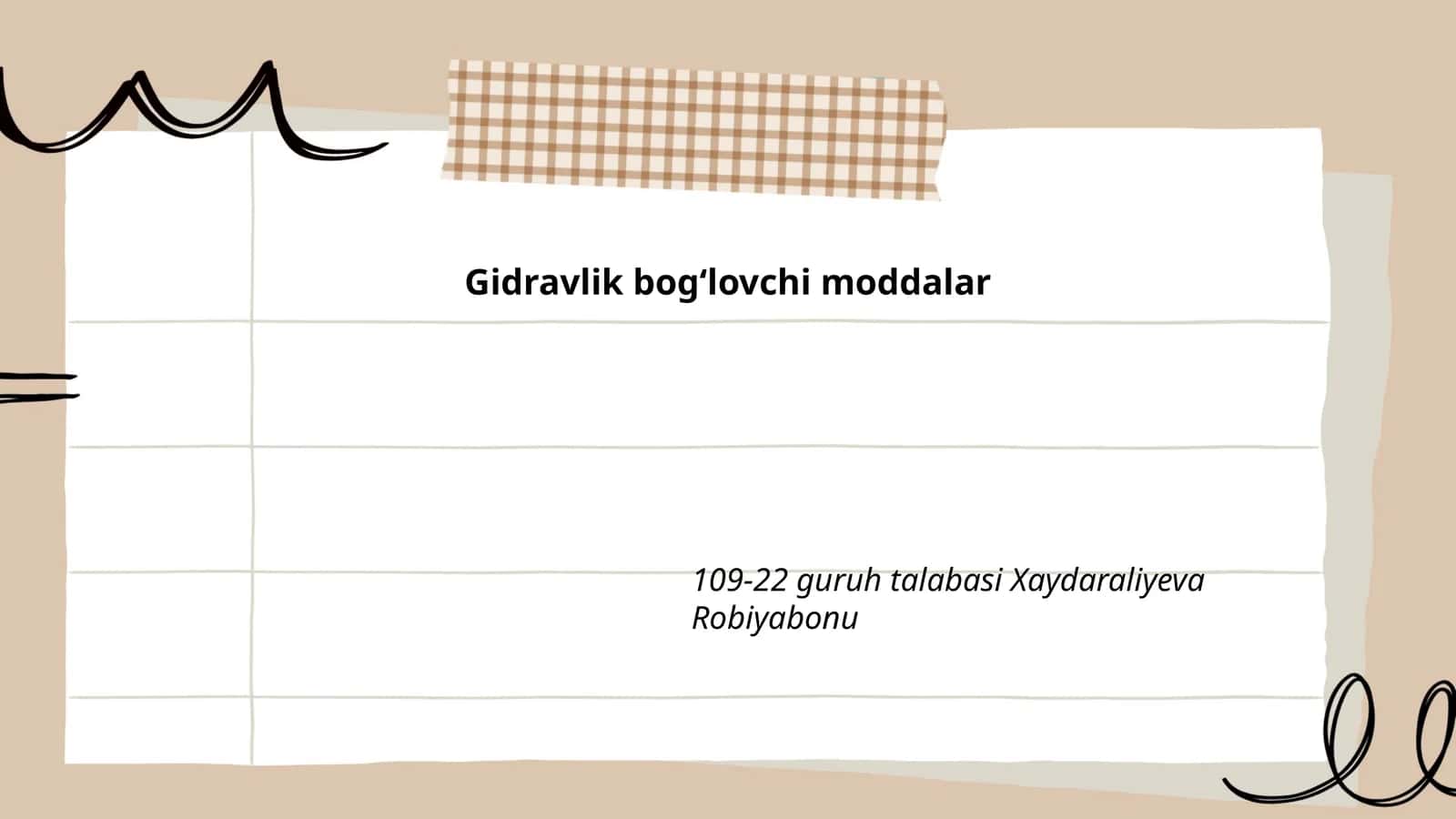 Gidravlik bog‘lovchi moddalar 1