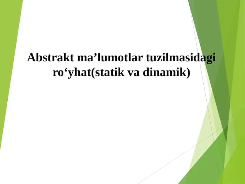 Bog’langan ro’y’hatlar 1