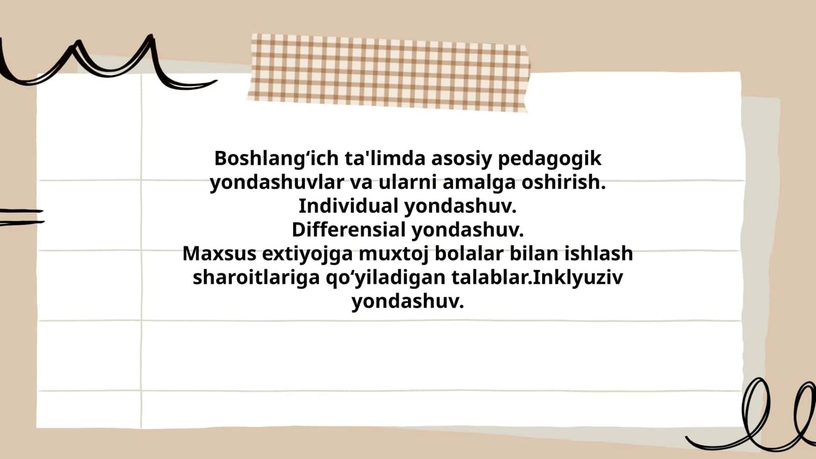 Asosiy Pedagogik Yondashuvlar 1