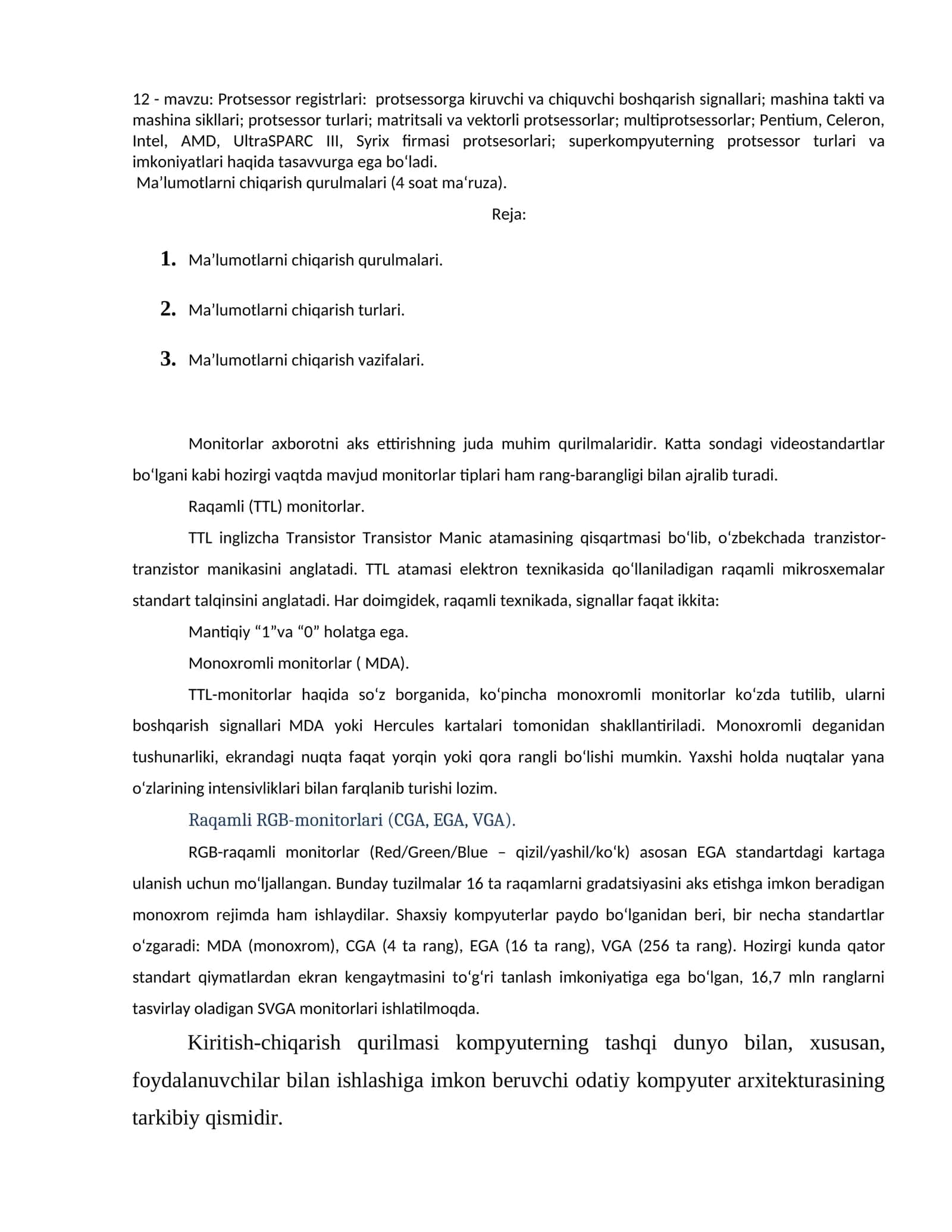 Protsessor registrlari 1